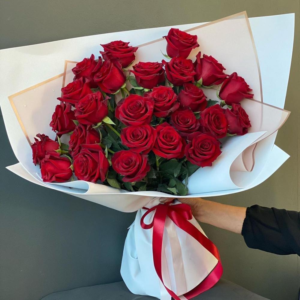 Букет цветов «25 роз» - фото 2