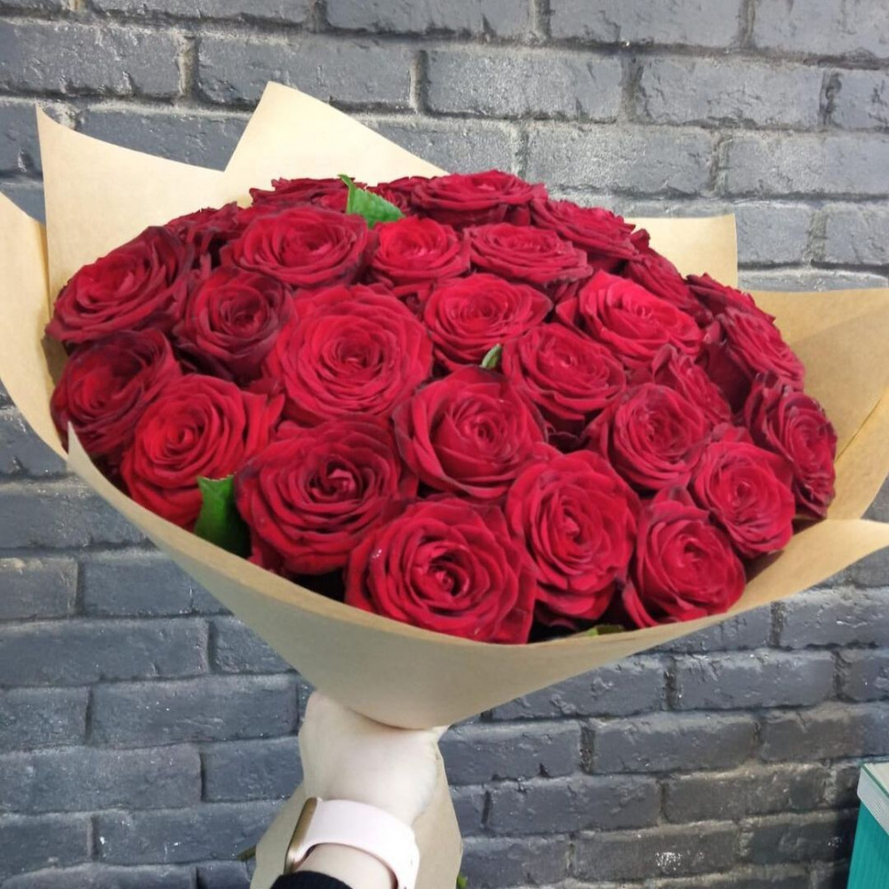 Букет цветов «31 красная роза» - фото 2