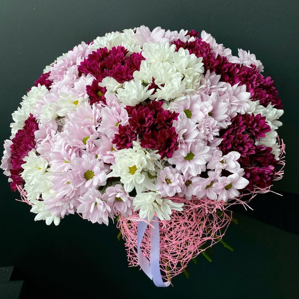 Букет цветов «35 хризантем» - фото 2