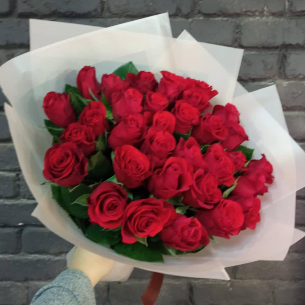 Букет цветов «Букет из 33 роз» - фото 2