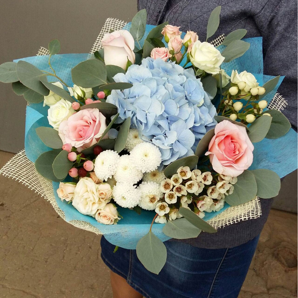 Букет цветов «Английский сад»